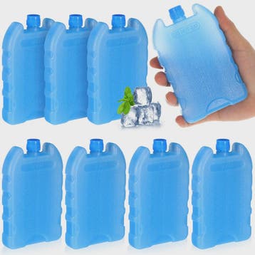 8x Herbruikbare Koelpacks - Flexibel en Duurzaam voor Lunchb, Verzenden, Nieuw