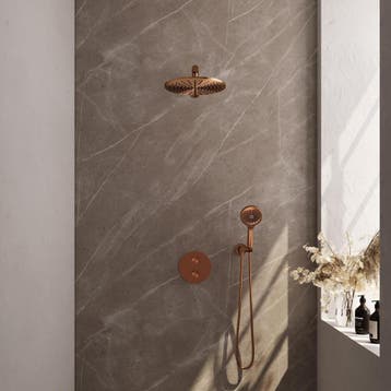 Brauer Copper Edition Thermostatische Regendoucheset Inbouw, Ophalen of Verzenden, Nieuw