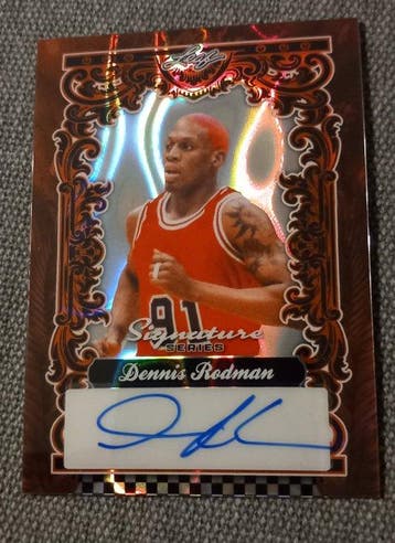 Leaf Signature Series Dennis Rodman 1/1 - 1 Card, Nieuw