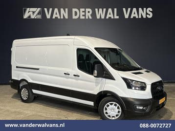 Ford Transit L3 H2 | Lease vanaf 402,- p/mnd, Auto's, Gebruikt, Euro 6, Wit, Dealer onderhouden