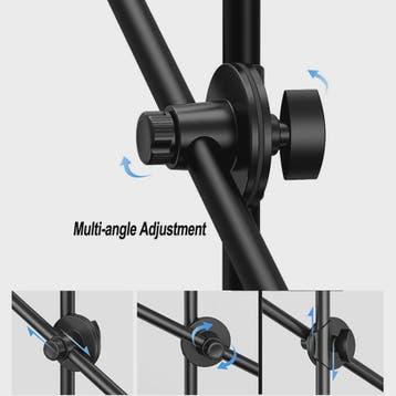 Professionele LED Ring Light Set met Statief & Telefoonhoude, Verzenden, Nieuw