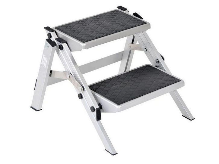 Te Velde caravan opstap dubbel inklapbaar ALU, Caravans en Kamperen, Caravan accessoires, Nieuw