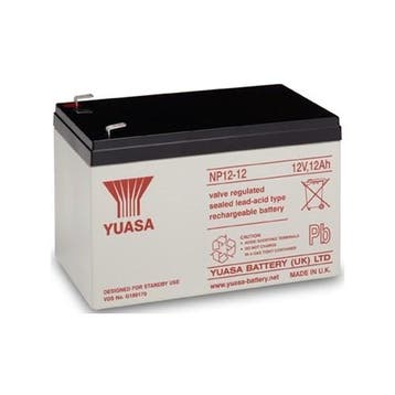 Yuasa Np12-12 Accu 12V 12Ah 151X98X97.5, Verzenden