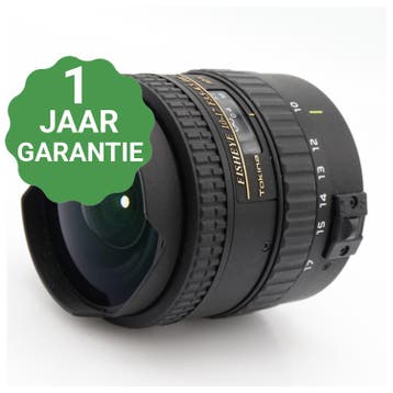 10% korting | Tokina 10-17mm f/3.5-4.5 AT-X DX Fisheye Canon, Verzenden, Gebruikt