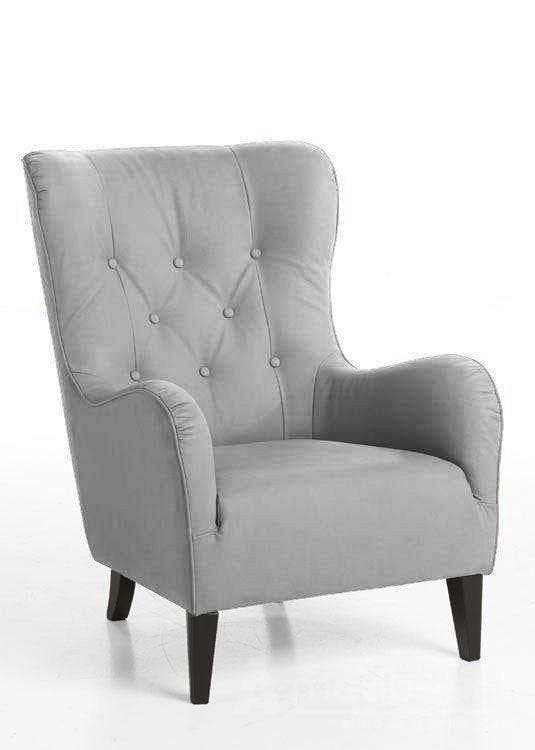Fauteuil James - fauteuils - Zilver, Huis en Inrichting, Stoelen, Nieuw, Stof