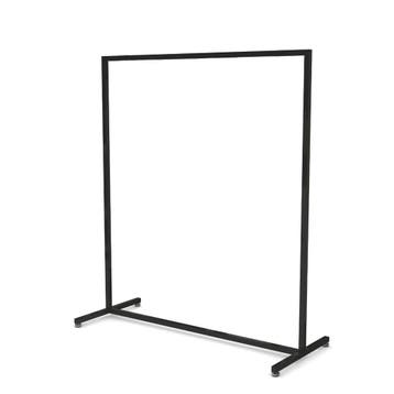 Solo Hoog model zwart Italiaans design kledingrek 120 cm, Nieuw