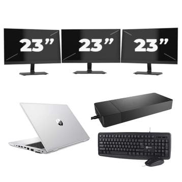 HP ProBook 430 G8 -   i5-11e 8GB  - 256GB  + 3x 23 inch, Computers en Software, Windows Laptops, Qwerty, Verzenden, 8 GB, 13 inch