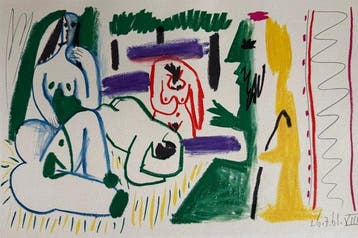 Pablo Picasso (1881-1973) - Les Déjeuners, 1961, Gedateerd, Antiek en Kunst