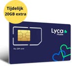 40GB databundel KPN netwerk - NL Lyca Mobile, Verzenden, Nieuw, Overige providers, Prepaidkaart