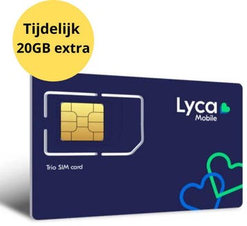 40GB databundel KPN netwerk - NL Lyca Mobile, Verzenden, Nieuw, Overige providers, Prepaidkaart