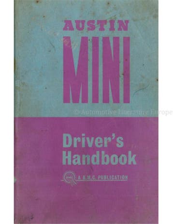 1963 AUSTIN MINI INSTRUCTIEBOEKJE ENGELS, Auto diversen, Handleidingen en Instructieboekjes