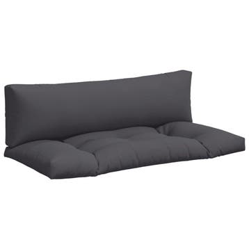 Tuinkussens Set Antraciet | Tweedekansje | OP=OP, Tuin en Terras, Tuinmeubel-accessoires, Ophalen of Verzenden, Zo goed als nieuw