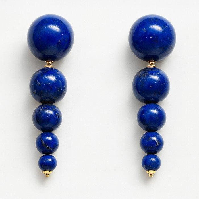 Zonder minimumprijs - Oorbellen Zilver Lapis lazuli - Lapis, Sieraden, Tassen en Uiterlijk, Oorbellen