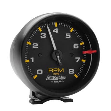 Autometer Autogage Black 8,000 RPM Pedestal Mount Tachometer, Ophalen of Verzenden, Nieuw