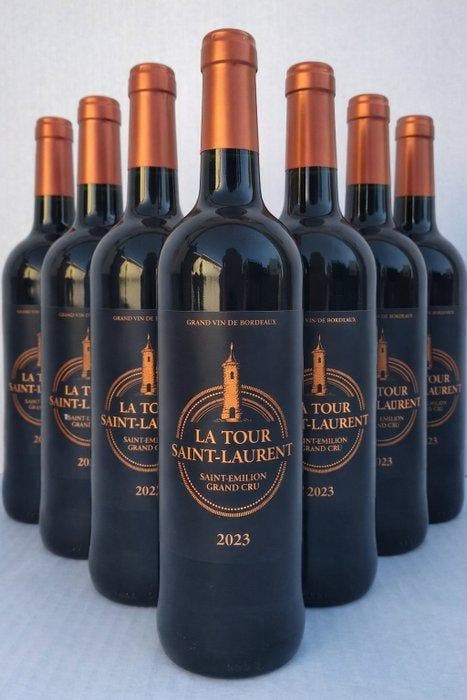 2023 Chateau La Tour Saint Laurent - Saint-Émilion, Bordeaux, Verzamelen, Wijnen