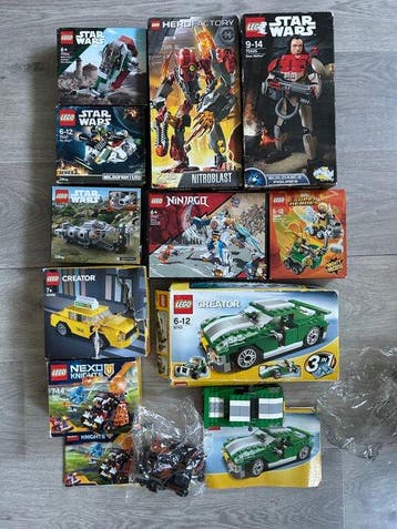 Lego Set - Star Wars, Hero Factory, Ninjago, Creator, Nexo, Nieuw