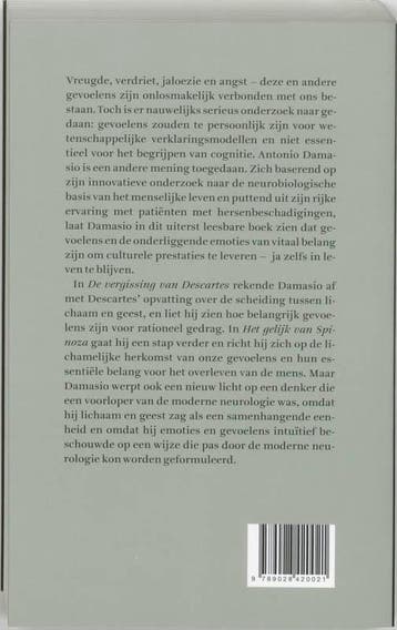Het gelijk van Spinoza / Wetenschap - Antonio Damasio, Verzenden, Zo goed als nieuw, Antonio Damasio