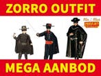 Zorro kostuums - Mega aanbod zorro pakken, Ophalen of Verzenden, Nieuw, Jongen of Meisje