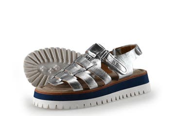 Maruti Sandalen in maat 38 Zilver, Overige kleuren, Verzenden, Sandalen of Muiltjes, Zo goed als nieuw