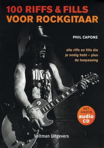 100 riffs & fills voor rockgitaar 9789048307043 Phil Capone, Verzenden, Zo goed als nieuw, Phil Capone