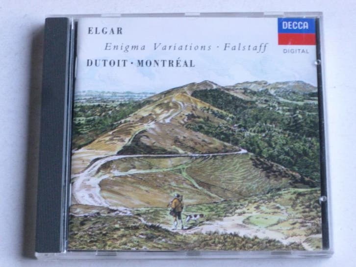 Elgar - Enigma Variations, Falstaff  / Dutoit, Cd's en Dvd's, Cd's | Klassiek, Zo goed als nieuw, Ophalen of Verzenden