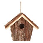 Vogelhuisje | Decoris | 16.5 x 12 x 14 cm (Hangend, Hout), Verzenden, Nieuw