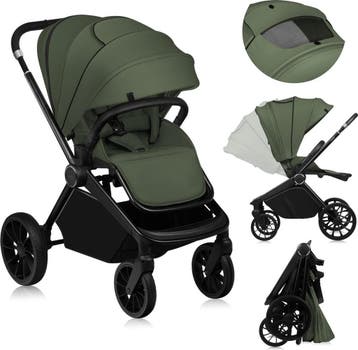 Lionelo Mika Plus Kinderwagen - All-Terrain Wielen -, Ophalen of Verzenden, Zo goed als nieuw