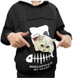 Trui met buidel voor kat / hoodie met kangoeroezak, Krabpaalwebshop.nl, Nieuw