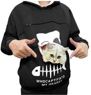 Trui met buidel voor kat / hoodie met kangoeroezak, Kleding | Dames, Truien en Vesten, Presentsathome.nl, Nieuw