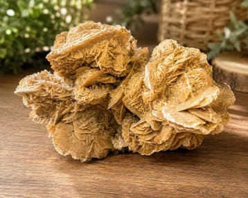 Rose des Sables Vrije vorm - Hoogte: 23 cm - Breedte: 24 cm-