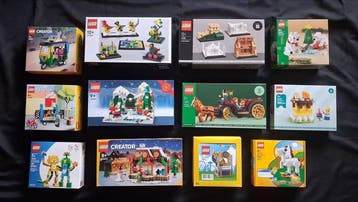 Lego Set - Promotional - Lego Promotional Lotto di 12 Nuovi, Nieuw