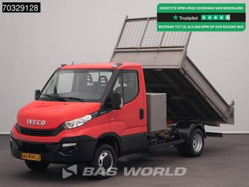 Iveco Daily 35C12 Kipper 3,5t AHK Klima Tempomat Euro6 Kiepe, Gebruikt, Euro 6, Iveco, Leder
