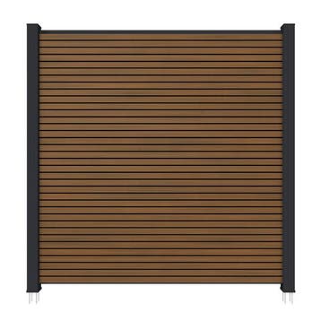 NewTechWood co-extrusie composiet scherm Triple Teak - 180 x, Tuin en Terras, Nieuw