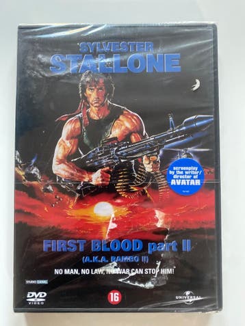 FIRST BLOOD PART 2 / RAMBO 2 (IN SEAL) (DVD), Verzenden, Gebruikt