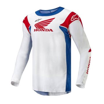 Alpinestars Honda Racer Iconic Jersey Wit Helderblauw, Motoren, Kleding | Motorkleding, Nieuw met kaartje, Overige typen, Alpinestars