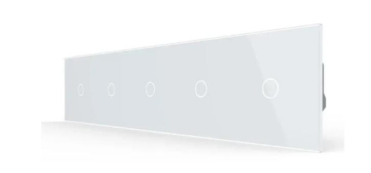 Livolo Touch Schakelaar 1+1+1+1+1 | Wit | Smart |, Doe-het-zelf en Verbouw, Elektra en Kabels, Schakelaar, Nieuw, Ophalen of Verzenden