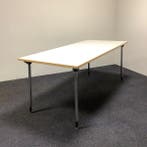 kusch & Co klaptafel / vouwtafel 180x80 cm, formica wit blad, Ophalen of Verzenden, Gebruikt
