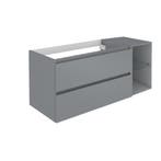 Wastafelonderbouw Allibert Lunik 120x55x46 cm Met Nis Mat, Ophalen of Verzenden, Nieuw, Overige typen