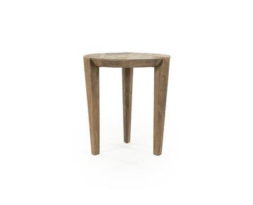 Bijzettafel Davina 40x40cm - bruin | Eleonora, Ophalen of Verzenden, Nieuw