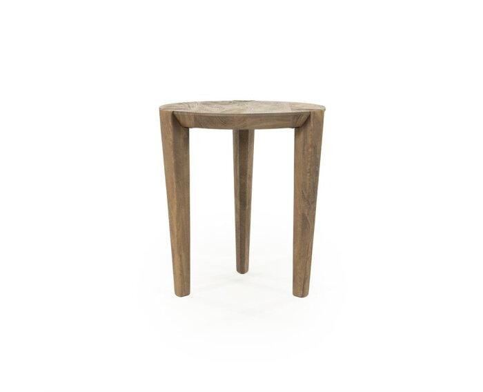 Bijzettafel Davina 40x40cm - bruin | Eleonora, Huis en Inrichting, Tafels | Bijzettafels, Nieuw, Ophalen of Verzenden