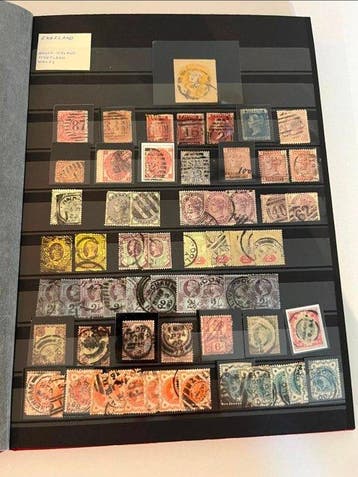 Wereld 1850 - Postzegel verzameling Groot Brittannië +, Gestempeld