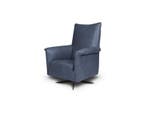 Fauteuil Viola - fauteuils - Blauw, Nieuw, Blauw, Leer
