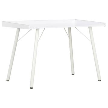 vidaXL Bureau 90x50x79 cm wit, Verzenden, Nieuw