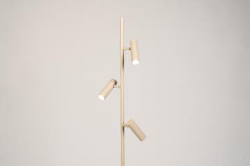 Rietveld Vloerlampen - Beige - Metaal, Aluminium, Huis en Inrichting, Lampen | Vloerlampen, Verzenden, Nieuw
