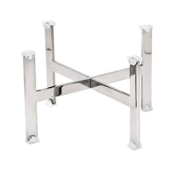 GGM Gastro | Buffetstandaard - RVS - 210x210mm - Hoogte: |, Verzenden, Nieuw