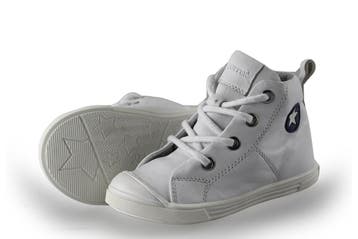 Jopper Hoge sneakers Jongens in maat 24 Wit, Verzenden, Schoenen, Zo goed als nieuw, Jongen of Meisje