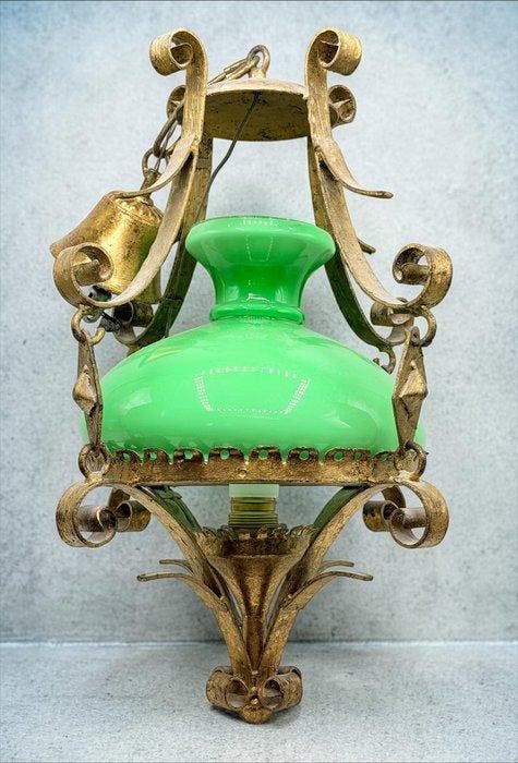Lamp - IJzer, Kristal, Antiek en Kunst, Curiosa en Brocante