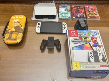 Nintendo - Switch - OLED - Nintendo Switch OLED bianca -, Spelcomputers en Games, Nieuw