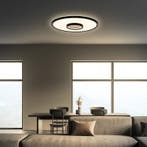 Ronde led plafondlamp met tunneleffect - zwart - Ø 42 x 4 cm, Huis en Inrichting, Verzenden, Nieuw