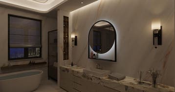 Badkamer spiegel Royal, Nieuw